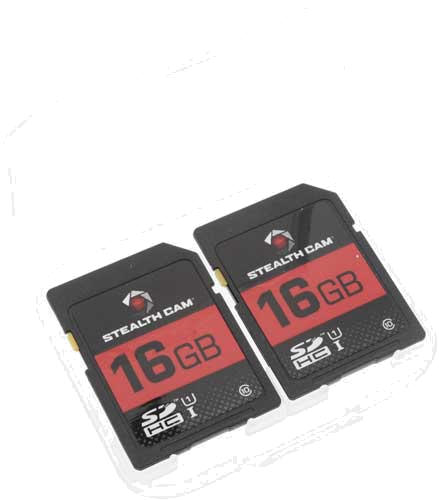 Stealth Cam Sdhc Memory Card 16gb 2-Pack Super Speed Class 10