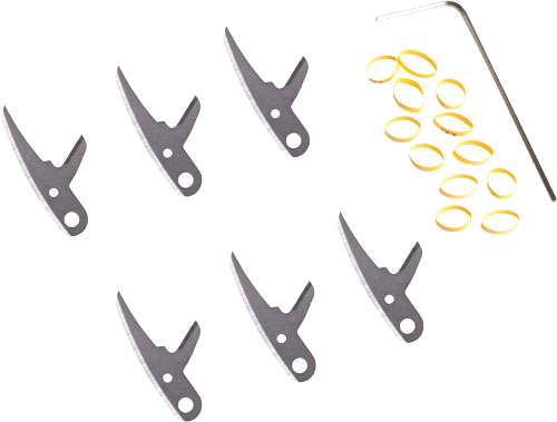 Swhacker Replacement Blades Levi Morgan 2-Blade 100 Grain Curved