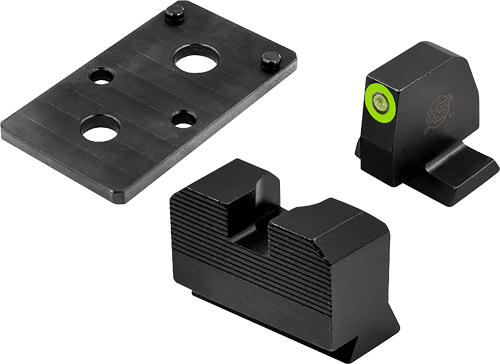 XS Sight Systems Minimalist Tritium & Optic Plate RMR S&W M&P Night Sights