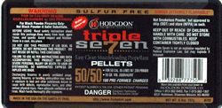 Hodgdon Triple Seven 50 Grain Pell 50 Caliber 100-Pack 12-Pack/Cs