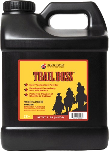 Hodgdon Powder Trail Boss 2 lb Smokeless Powder