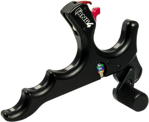 T.R.U. Ball Archery Release Fang 4 Hand Held 4-Finger Thumb