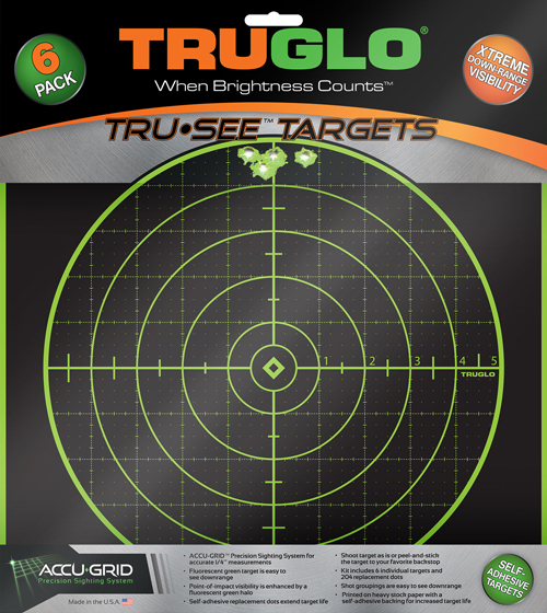 Truglo Tru-See Reactive Target 100 Yard 12"X12" 6-Pack