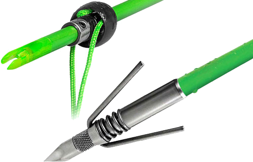 Truglo Bowfishing Speed Shot Arrow with Spring Fshr Pnt & Slde