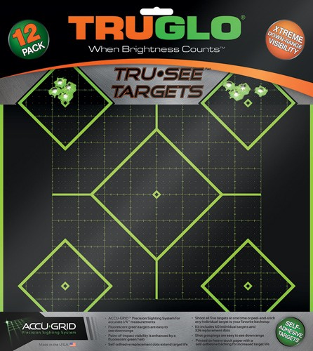 Truglo Tru-See Reactive Target 5 Daimond 12-Pack