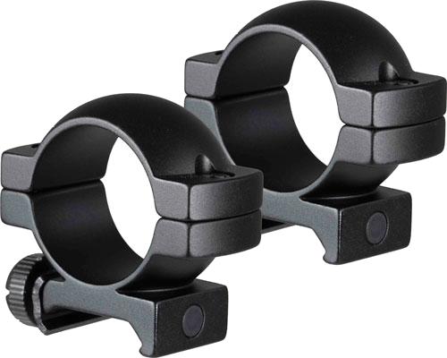 Truglo Matte Picatinny/Weaver with 4 Screws 1" Medium Scope Rings