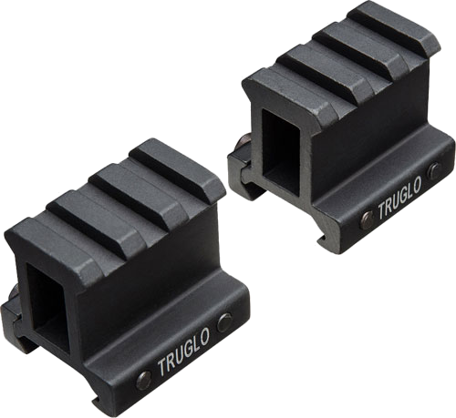 Truglo 2-Piece Picatinny Riser 1" Rise 1.36" Length Mount