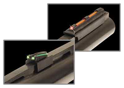 Truglo Sight Set Gobble-Dot Snap on for 3/8" Rib Red/Green
