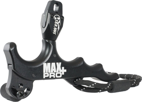 T.R.U. Ball Archery Release Max Pro+ Hand Held 4-Finger Thumb