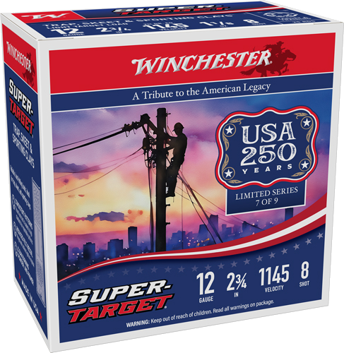Winchester Target 12 Gauge #8 Shot Ammunition – 250 Rounds