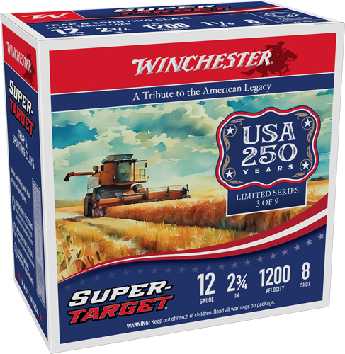Winchester Target 12 Gauge #8 Shot Ammunition – 250 Rounds