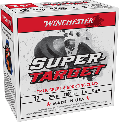 Winchester Target 12 Gauge #8 Shot Ammunition – 250 Rounds