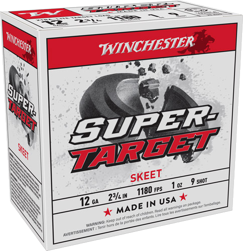 Winchester Target 12 Gauge #9 Shot Ammunition – 250 Rounds