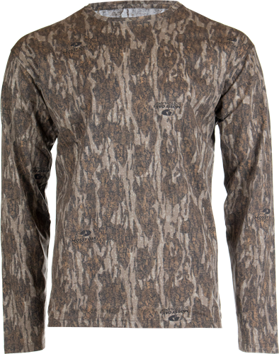 Habit Bear Cave Long Sleeve Tee Mossy Oak Bottomland XXL