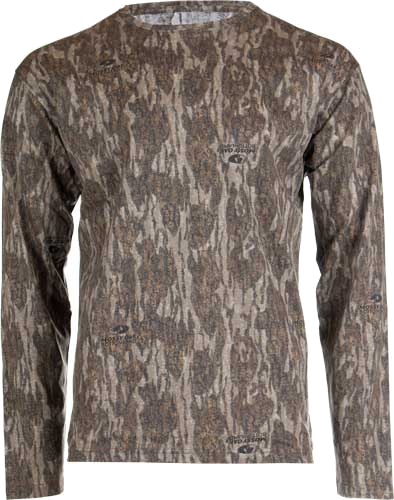 Habit Bear Cave Long Sleeve Tee Mossy Oak Bottomland X-Large