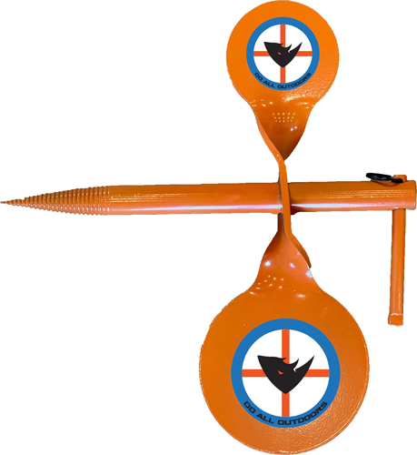 Do-All -All Steel Handgun Tree Spinner 2 Stacked Target