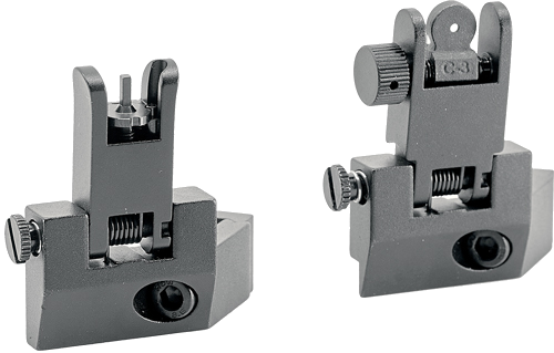 J&E Flip Up Front/Rear 45 Degree Offset Aluminum Sight Set