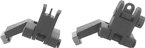 J&E Flip-Up Front and Rear Offset Polymer Sight Set
