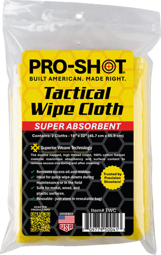 Pro-Shot Products Tactical Wipe Cloth 2-Pack