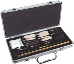 Hoppe's Cleaning Kit – Deluxe Gun Brass Rod 31-Piece With Aluminum Box