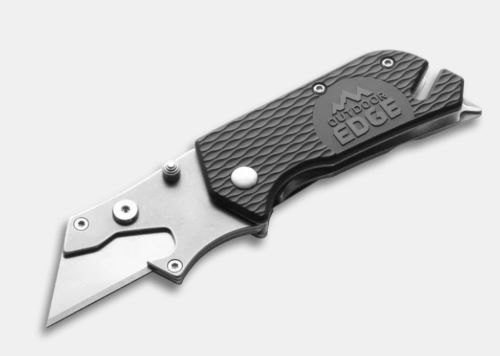 Outdoor Edge Utilipro Folding Utility and Tool Knife – Black