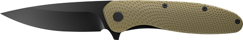 Outdoor Edge Viddux Non Razor Folder 3" Green/Black Knife