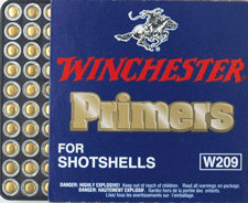 Winchester Primers 209 Shotshell 5000-Pack Case