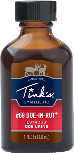 Tinks Deer Lure 69 Doe-In-Rut Synthetic 1FL Ounce Bottle