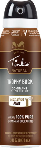 Tinks Deer Lure Trophy Buck Hot Shot Mist 3 oz. Aerosol