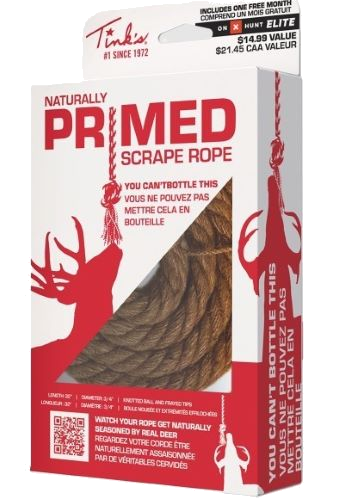 Tinks Primed Scrape Rope 32" Knotted