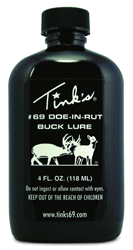 Tinks Deer Lure 69 Doe-In-Rut 4 fl oz Squirt Top Bottle
