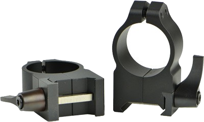 Warne Maxima QD Matte 1" High Scope Rings