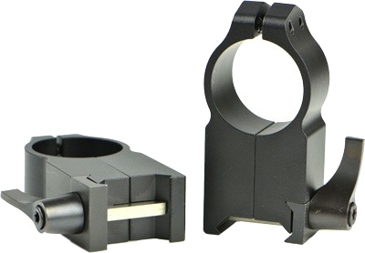 Warne Maxima QD Ultra Hi Matte 1" High Scope Rings