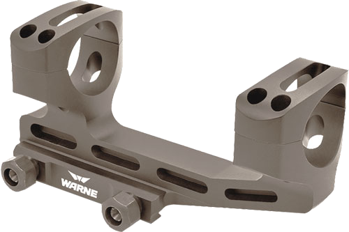 Warne X-Skel 1.9" Super High 34mm Picatinny Dark Erth Optic Mount