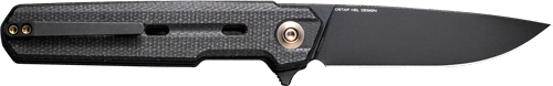 WE Knife Navo 3.25" Canvas Micarta Stonewash Knife