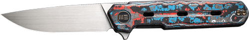 WE Knife Navo 3.25" Nebula Fat Carbon Fiber/Satin Liner Lock Knife