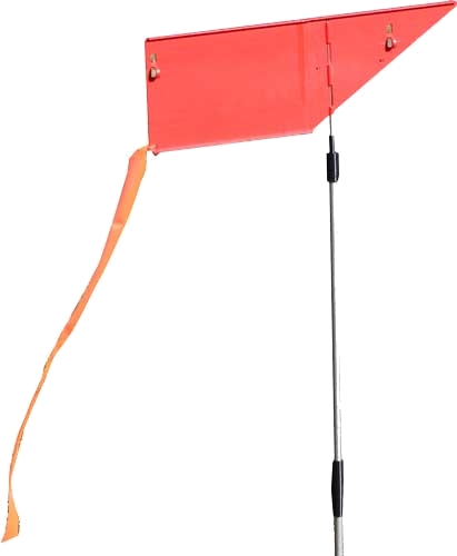 MTM Wind Reader Shooting Range Flag with Flag and Stake