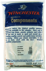 Winchester Unprimed Cases 220 Swift 100-Pack 20-Pack/Cs