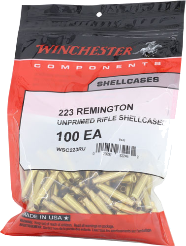Winchester Unprimed Cases 223 Remington 100-Pack 20-Pack/Cs