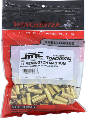 Winchester Unprimed Cases 41 Rem 100-Pack 20-Pack/Cs Magazine