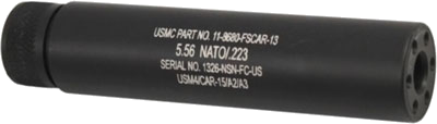 Guntec USA AR-15 Fake 5.5" 1/2x28 Threads Suppressor