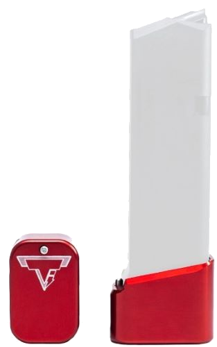 Taran Tactical Firepower Glock 19 Magazine Extension – +4/5 Red