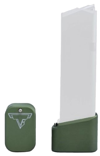 Taran Tactical Firepower Glock 19 Magazine Extension – +4/5 OD Green