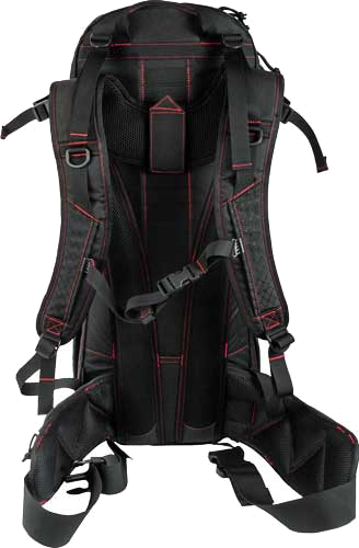 Grey Ghost Gear Apparition Bag Black/Black Diamond with Red Stitch