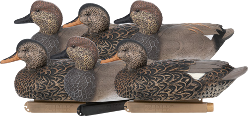 Zink Floater Decoys Gadwall 6-Pack